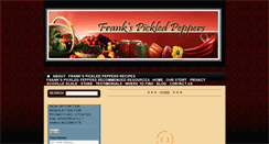 Desktop Screenshot of frankspickledpeppers.com